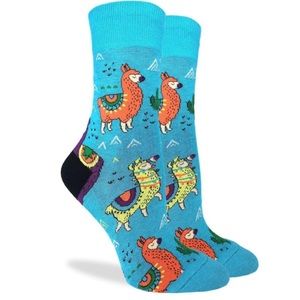 Good Luck Llama Socks